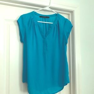 Fun 2 Fun turquoise blouse- stitch fix